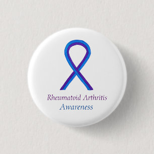 Rheumatoide Arthritis Sensibilisierung für Ribbon Button