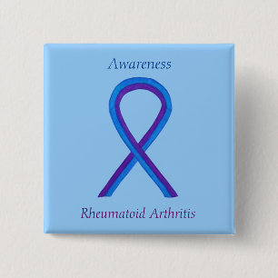 Rheumatoide Arthritis Sensibilisierungsband für da Button