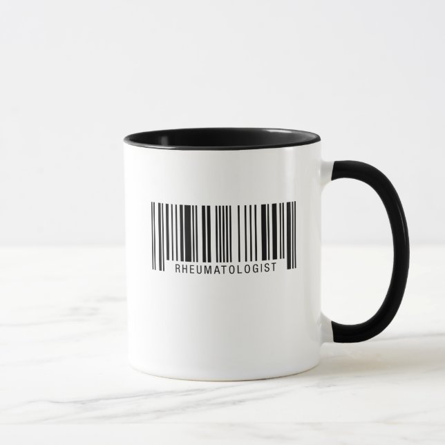 Rheumatologe-Barcode Tasse (Rechts)
