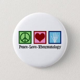 Rheumatologie der Liebe Frieden Button