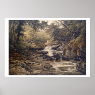 Rhiadr Ddu, nahe Maentwrog, Nordwales Poster