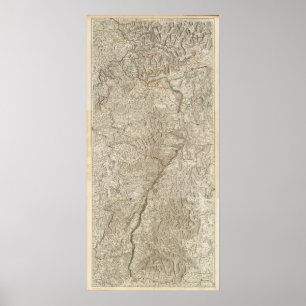 Rhine River Valley, France Poster