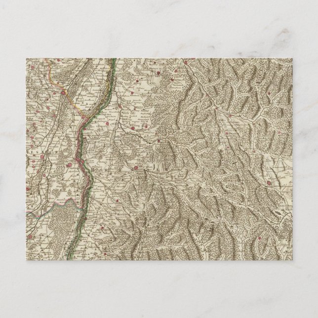 Rhine River Valley Postkarte (Vorderseite)