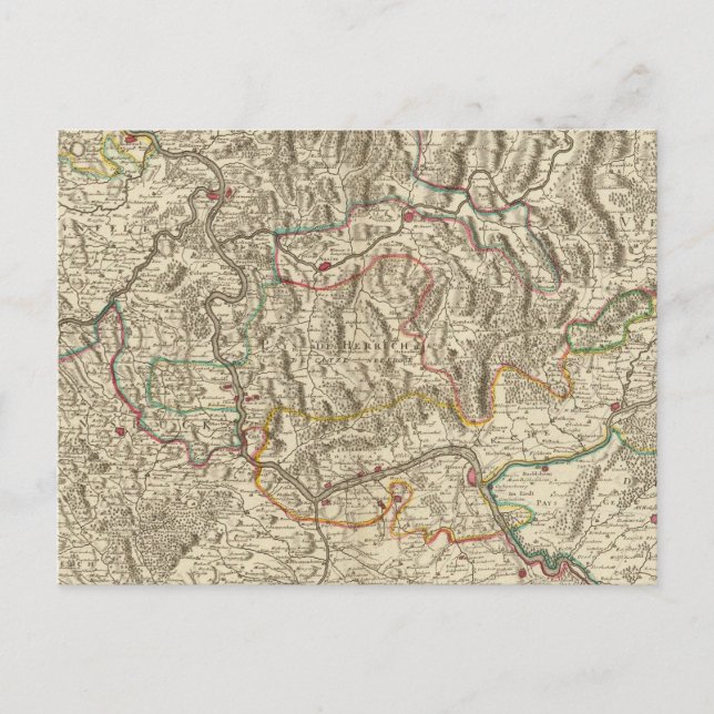 Rhine River Valley Postkarte (Vorderseite)