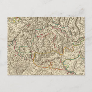 Rhine River Valley Postkarte