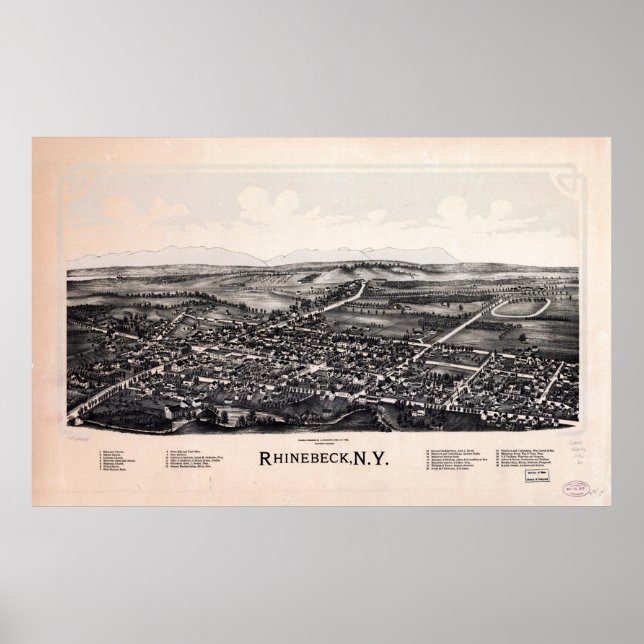 Rhinebeck, New York (1890) Poster (Vorne)