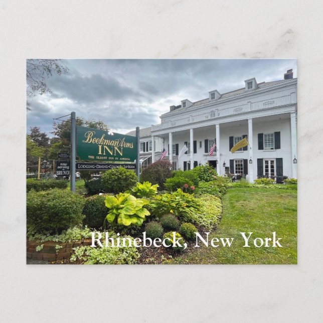 Rhinebeck New York Postkarte (Vorderseite)