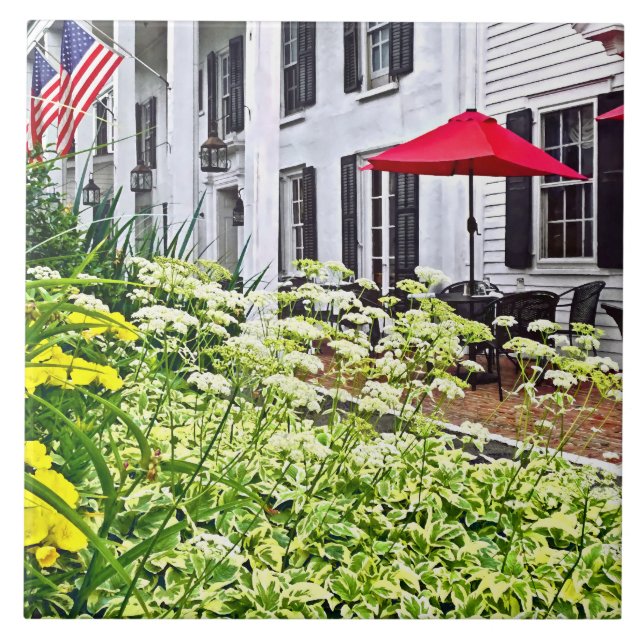 Rhinebeck NY - Außensitzplatz Fliese (Vorderseite)