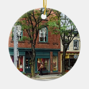 Rhinebeck NY - Market Street Keramik Ornament