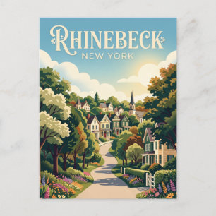 Rhinebeck USA Postkarte