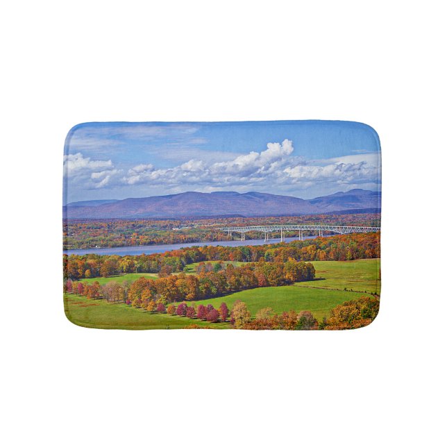 Rhinecliff Bridge im Herbst Badematte (Vorderseite)