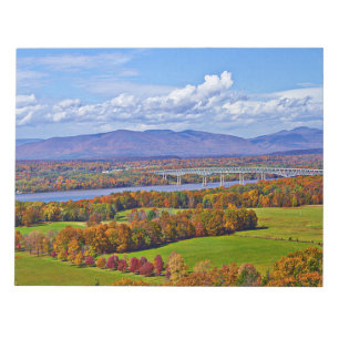 Rhinecliff Bridge im Herbst Notizblock