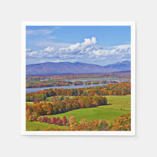 Rhinecliff Bridge im Herbst Serviette