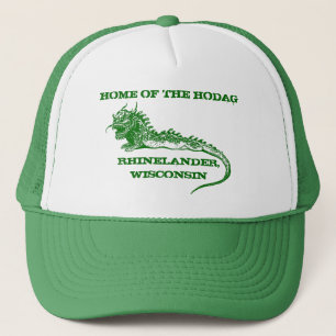 Rhinelander Wisconsin Zuhause der Hodag Hut-Kappe Truckerkappe
