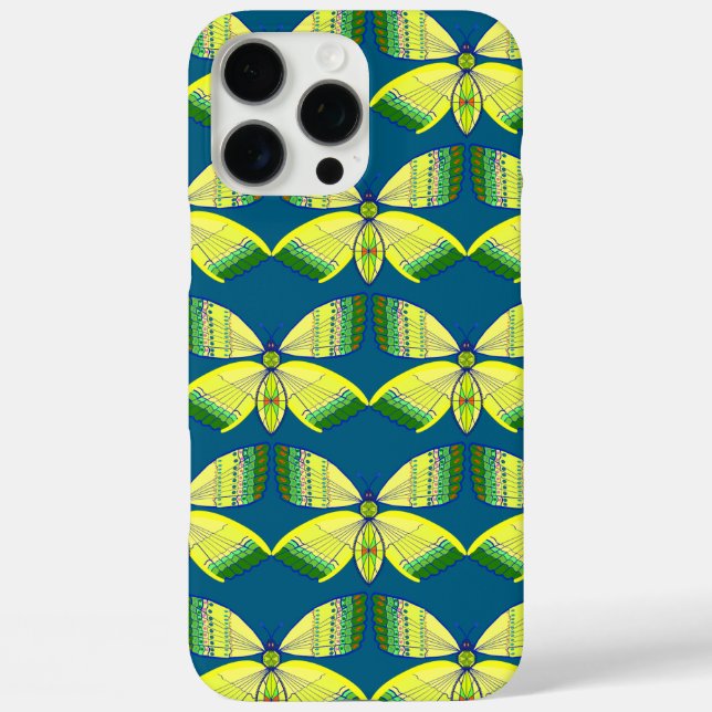 rhinestone-inspired geometric butterfly Case-Mate iPhone hülle (Rückseite)