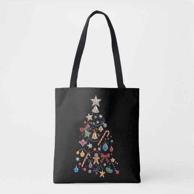 Rhinestone-Launen-Bling-Weihnachtsbaum-Urlaub (Vorderseite)