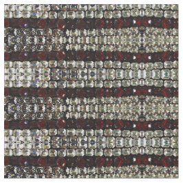 Rhinestone - rot und klar stoff