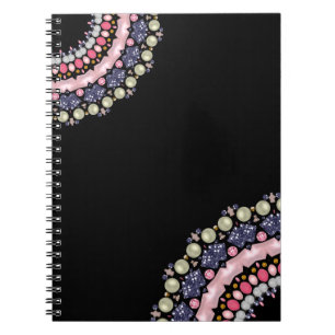 Rhinestone, Sequenzen, Konfetti, Perle Notizblock