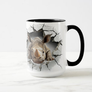 Rhino aus der Höhle Tasse