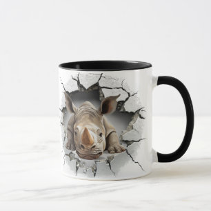 Rhino aus der Höhle Tasse