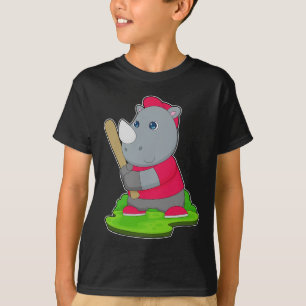 Rhino Baseball Baseballschläger T-Shirt