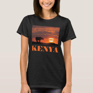 Rhino bei Sonnenuntergang, Masai Mara, Kenia T-Shirt