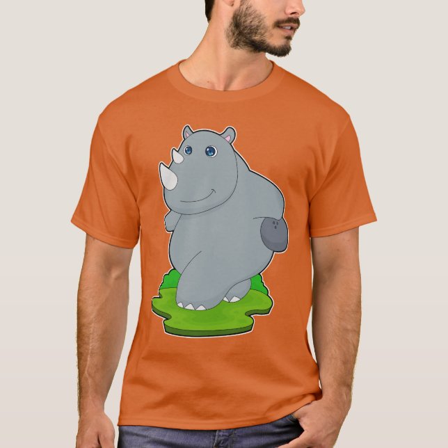 Rhino Bowling Bowling T-Shirt (Vorderseite)