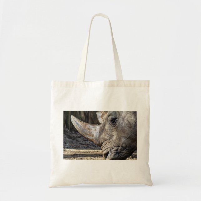 Rhino Conservation Tote Bag Tragetasche (Vorne)