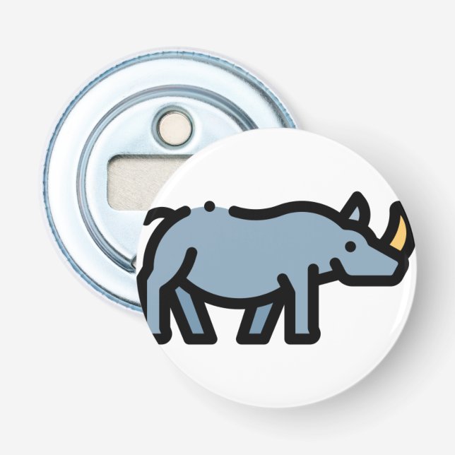 Rhino Flaschenöffner (Vorderseite)