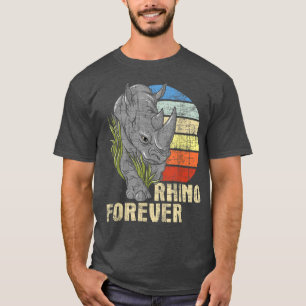Rhino Forever Animal Whisperer Rhinoceros Safari T-Shirt