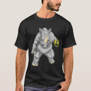 Rhino Handball Player Handball T-Shirt