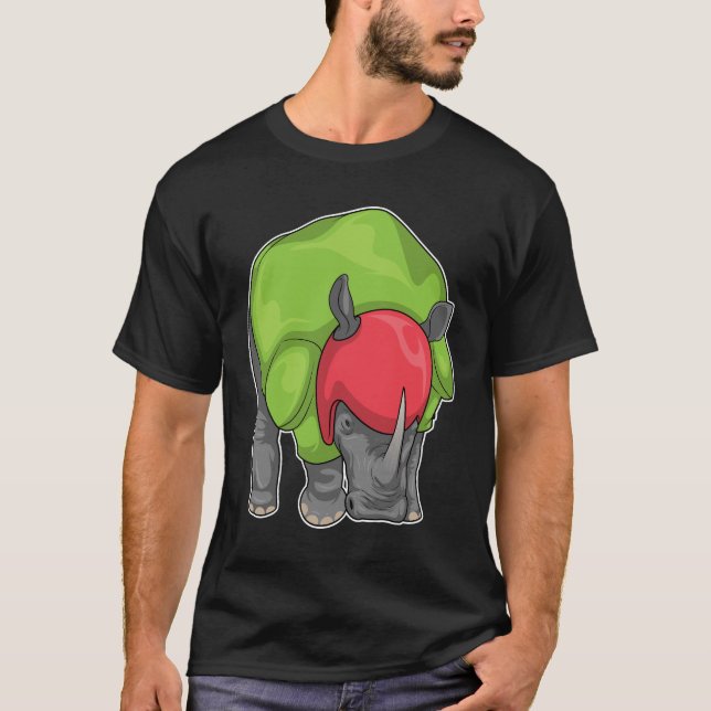 Rhino Helmet Football T-Shirt (Vorderseite)