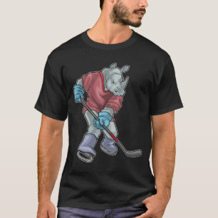 Rhino Ice Hockey Eishockeystick T-Shirt