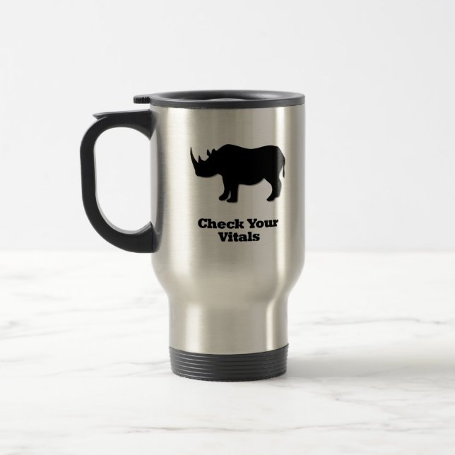 Rhino Karo Ihre Vitale Reisebecher (Links)