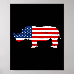 Rhino Lover Rhinoceros Horn-Safari Poster