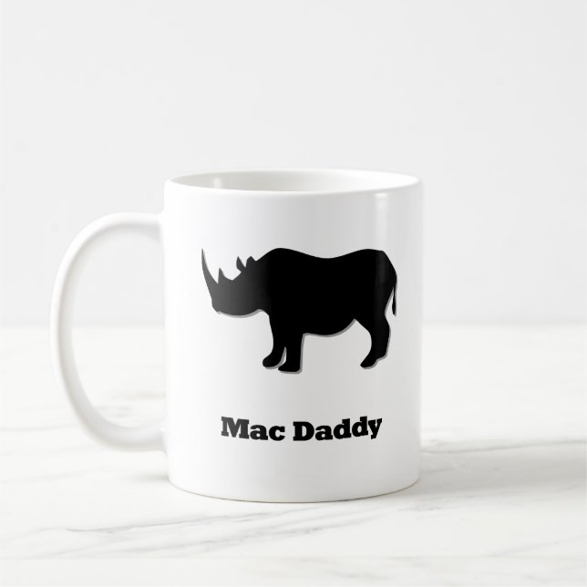 Rhino Mac Daddy schwarz Tasse (Links)