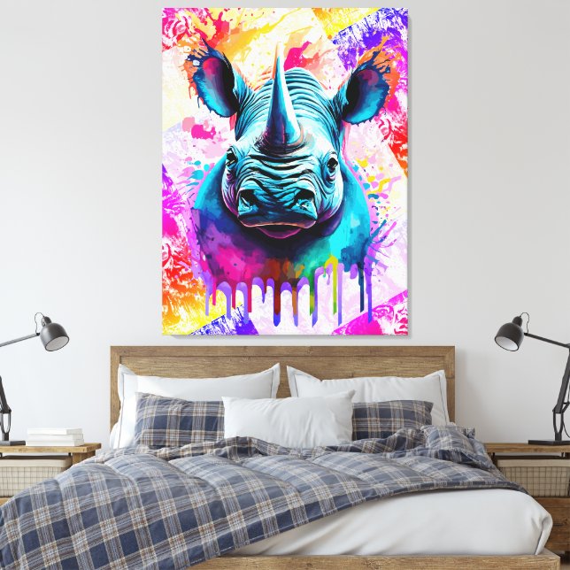 Rhino MASI - Museo d'arte della Svizzera italiana Leinwanddruck (Insitu (Schlafzimmer))