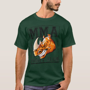 Rhino Mixed Martial Arts Mixed Martial Arts Kämpfe T-Shirt