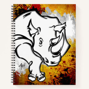 Rhino-Notebook Notizbuch