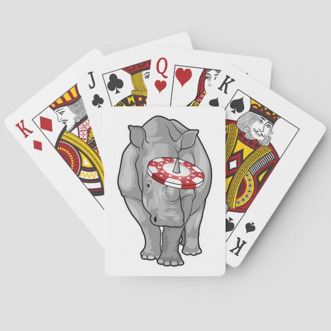 Rhino Poker Poker Chips Spielkarten (Rückseite)