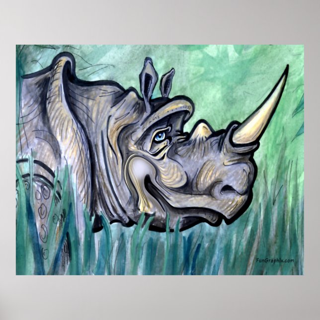 Rhino Poster (Vorne)