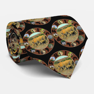 Rhino Reeds Africa Circle Neck Tie Krawatte