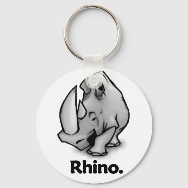 Rhino Rhino. Schlüsselanhänger (Vorderseite)