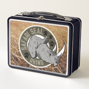 Rhino Safari Siegel Wildlife Lunchbox