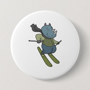 Rhino Skier Ski Button
