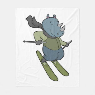 Rhino Skier Ski Fleecedecke