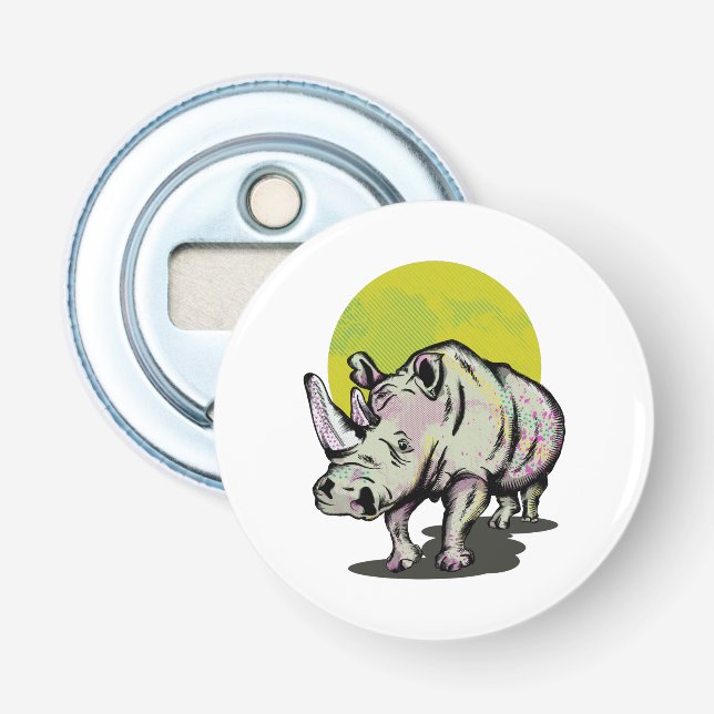 Rhino Sun Flaschenöffner (Vorderseite)