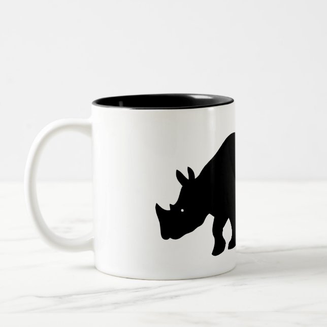 Rhino-Tasse Zweifarbige Tasse (Links)