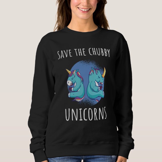 Rhino unicorn animal  1 sweatshirt (Vorderseite)