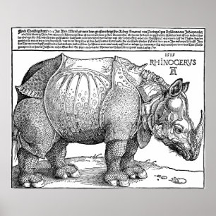 Rhino von Albrecht Durer Poster
